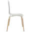Chaise d'appoint empilable en blanc-1915705189
