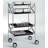 Rectangle Computer Table with Casters-2063676-2063675