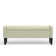 52" Upholstered Storage Bench With Truncated Arms