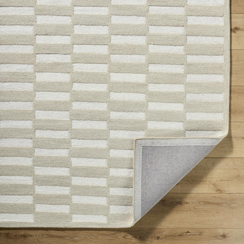 Wright Handmade Rug, Rectangle 5' x 7'6"
