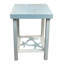 ENSEMBLE DE TABLE NAUTICAL  1 table de canapé rectangulaire, 1 table basse rectangulaire, 2 tables de bout carrées en fer-470942714-470942709
