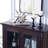 Glass storage cabinet