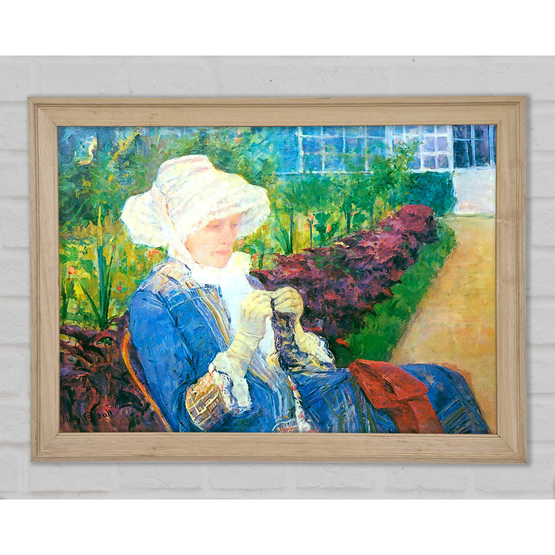 Mary Cassatt Lydia im Garten von Marly - Druck