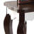 Walnut and White Rectangular End Table