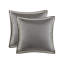 Édredon pour grand lit de style couette 8 pièces en taupe, motif géométrique multicolore, coussins de luxe, housse amovible et conception pratique avec confort centré-121248436