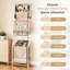 7 Tier Ladder Shelf with Hooks-154328007