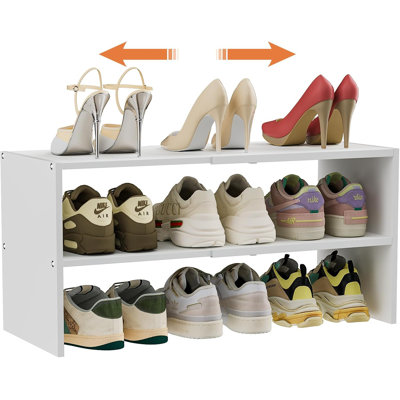 Range-chaussures extensible à 2 niveaux