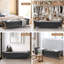 Banc de rangement en velours pour chambre à coucher, pieds dorés-1707893855