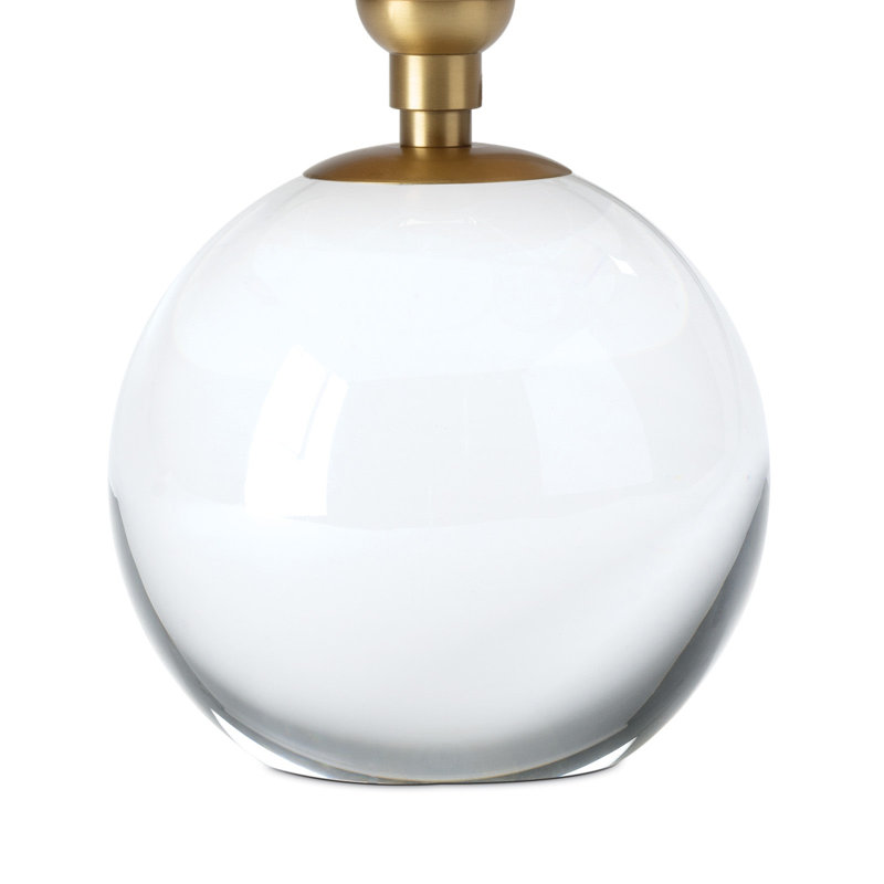 Giorgio Table Lamp, Natural Brass/Clear