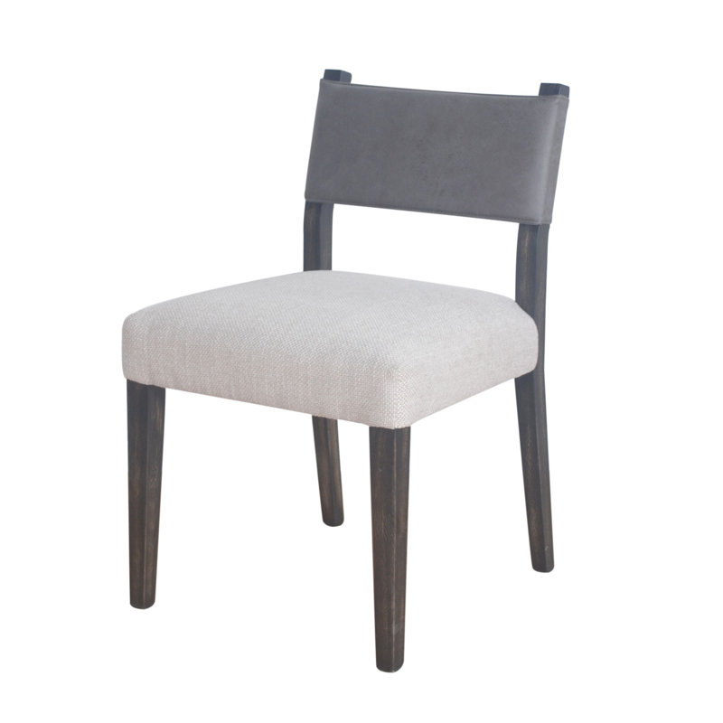 Jamin Dining Chair, Gray/ Ivory