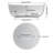 59" Freestanding Round Bathtub Solid Surface Soaking Tub