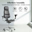 Fauteuil de direction haut de gamme en cuir véritable à dossier haut, revêtement en relief, fauteuil de bureau à domicile inclinable, hauteur et profondeur de siège réglables -1238640504