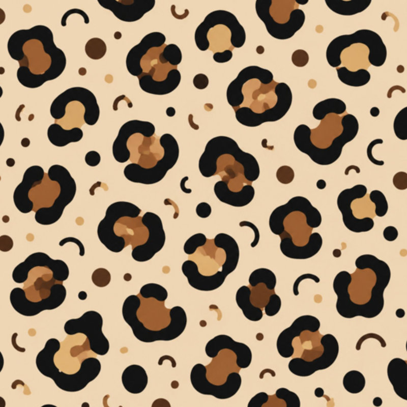 Removable Peel and Stick Wallpaper Roll Leopard Print Bold Spots Earthy Tones 23.6"W x 118"H, 117.96" L x 23.6" W