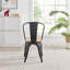 Chaise d'appoint empilable en métal Honora-1770996739
