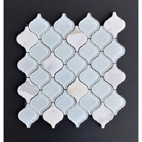 2.5" x 3" Arabesque Mosaic Wall Tile