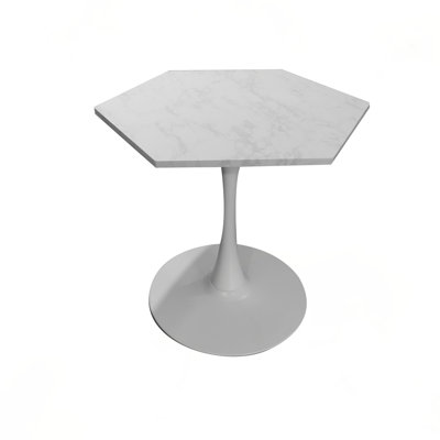29" H Modern Hexagonal Coffee Table