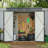 6 x 4 ft Outdoor Storage Shed, All Weather Tool Shed for Garden, Backyard, Lawn, Black
