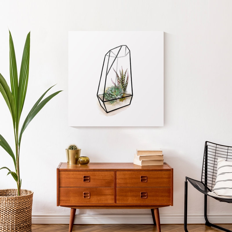Terrarium sur toile, H 24 po x l 24 po x P 1,25 po