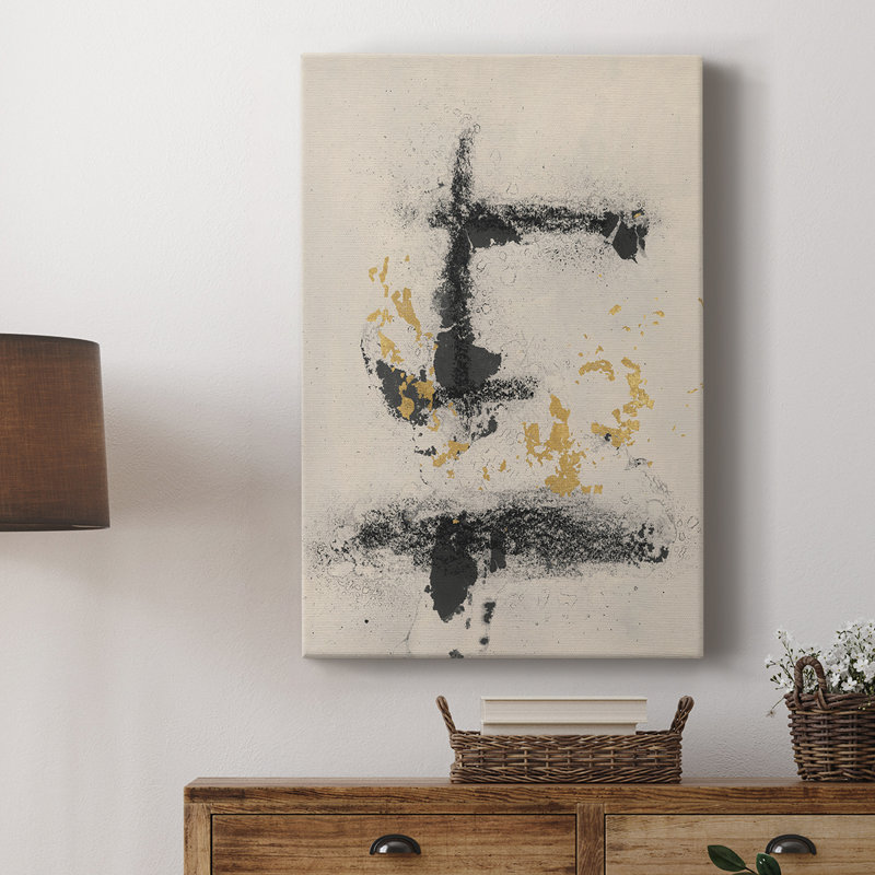 Charcoal Remnants II - Gallery Cavas, H 48 po x l 32 po
