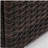 Wicker Fire Pit Column with Glass Windscreen