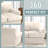 Velvet Arm Chair Sofa Cover with 1 T Cushion Sofa Slipcover for Living Room Machine Washable-612542307-613199360