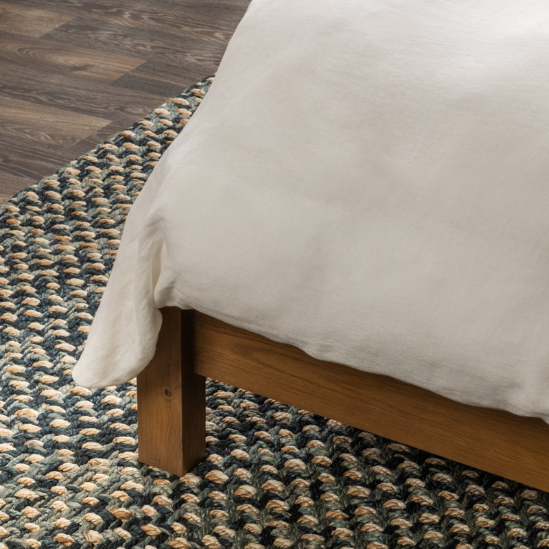 Santa Clara Platform Bed, California King, Oak Golden
