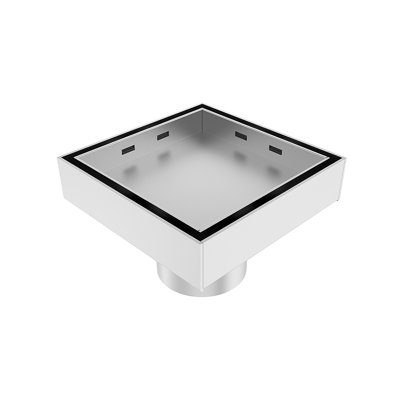 4 inch Square Stainless Steel Drain