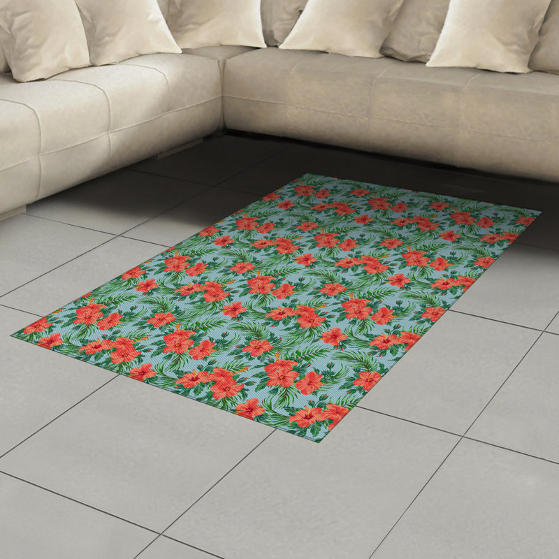Tapis décoratif Luau, Rectangle— 4 pi x 5 pi 8 po