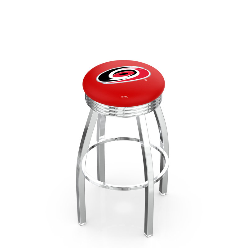 NHL Swivel Bar Stool, Carolina Hurricanes, Bar Stool ( 30" Seat Height)