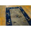 Rectangle Antique Chinese Knotted Wool Ivory Small Scatter Size 1920s - Peking Rug