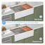 30"L x 20"W Ceramic Workstation Kitchen Sink Single Basin Farmhouse Apron Sink with Bottom Grid-125018725-125018729