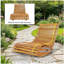 Chaise berçante en bois, chaise berçante d'extérieur