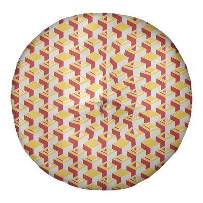 Coussin de sol à motif de gratte-ciels classiques