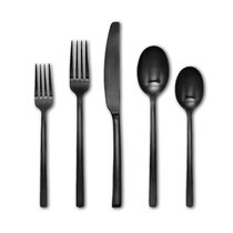 JetBlack™ - Premium Stainless Steel Black Silverware Set (8 / 16