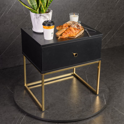Honester 50.2cm W Particle Board / Chipboard Bedside Table