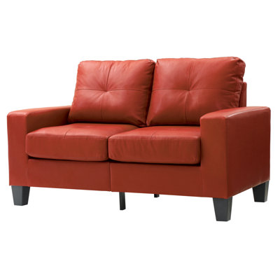 Causeuse modulaire, rouge