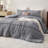 Bedsure Prewashed Pinch Pleat Bedding Sets-105529659-105529667