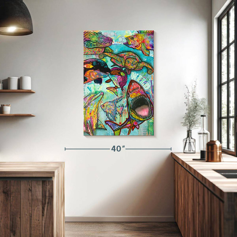 Brampt Water Wild, 39" H x 26" W
