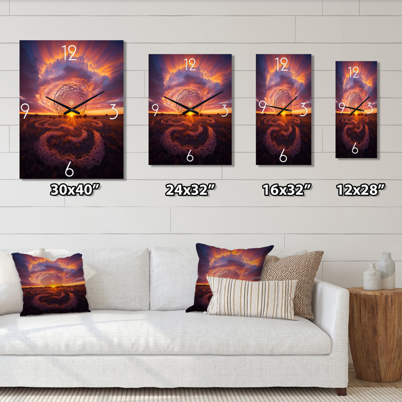 Horloge murale Vibrant, Grand
