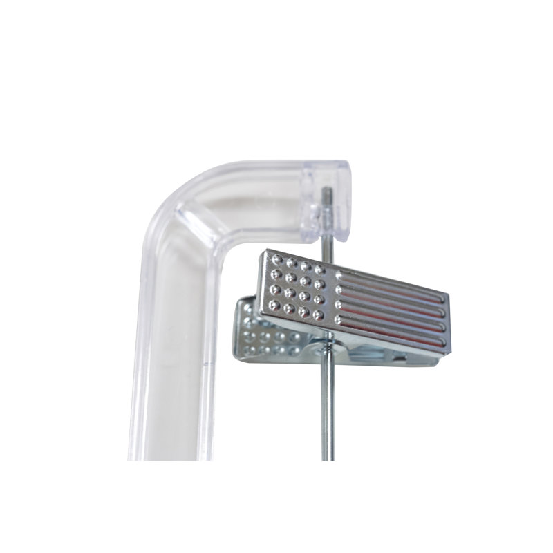 Plastic Hangers With Clips for Skirt/Pants, Clear