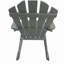 Chaise Adirondack inclinable en bois