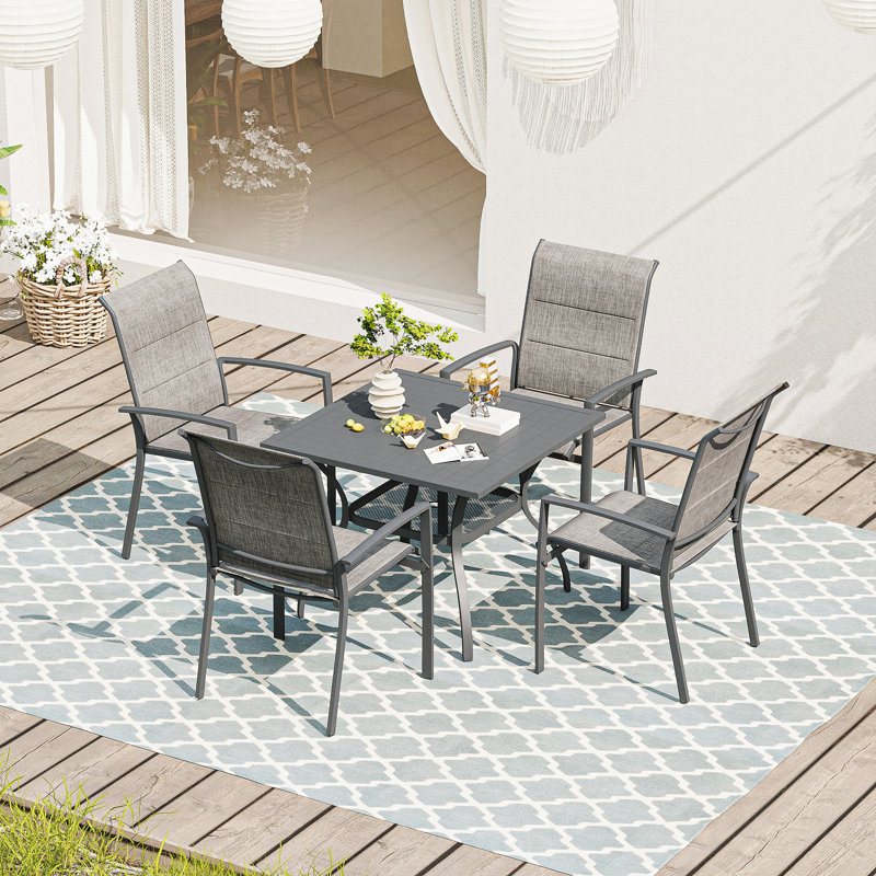 Fauteuil de salle à manger Loann, Gris