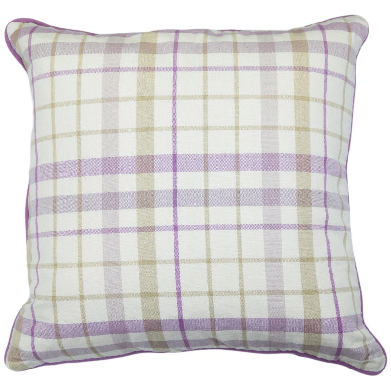 Coussin en coton sprint check Jenkin, Polyester