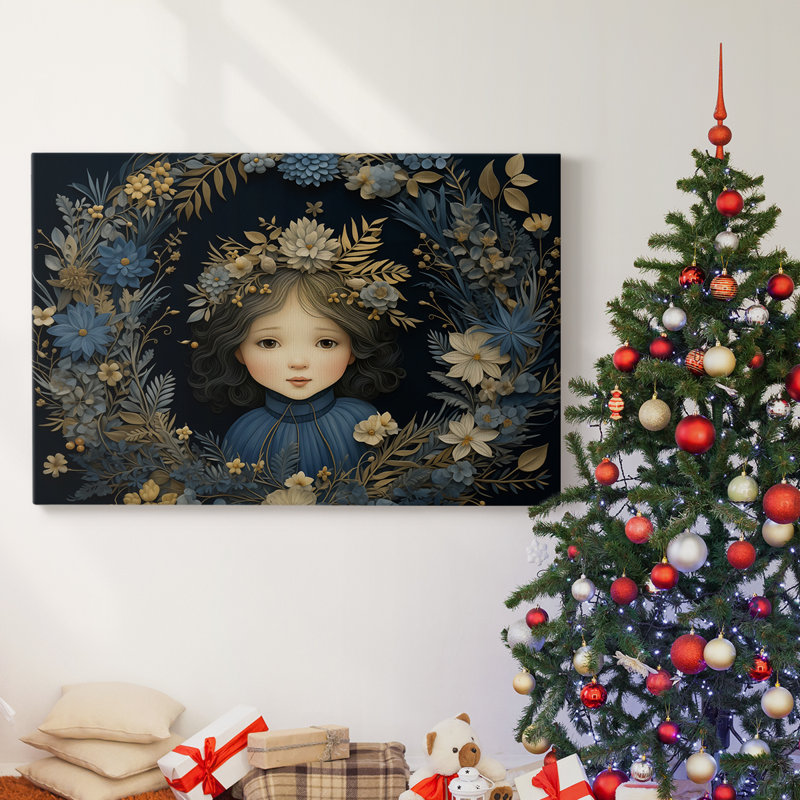 Christmas Holiday Arts - Toile tendue avec châssis, H 16 po x l 24 po