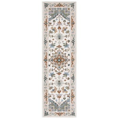 Cangelosi Hand Tufted Wool Oriental Indoor Rug
