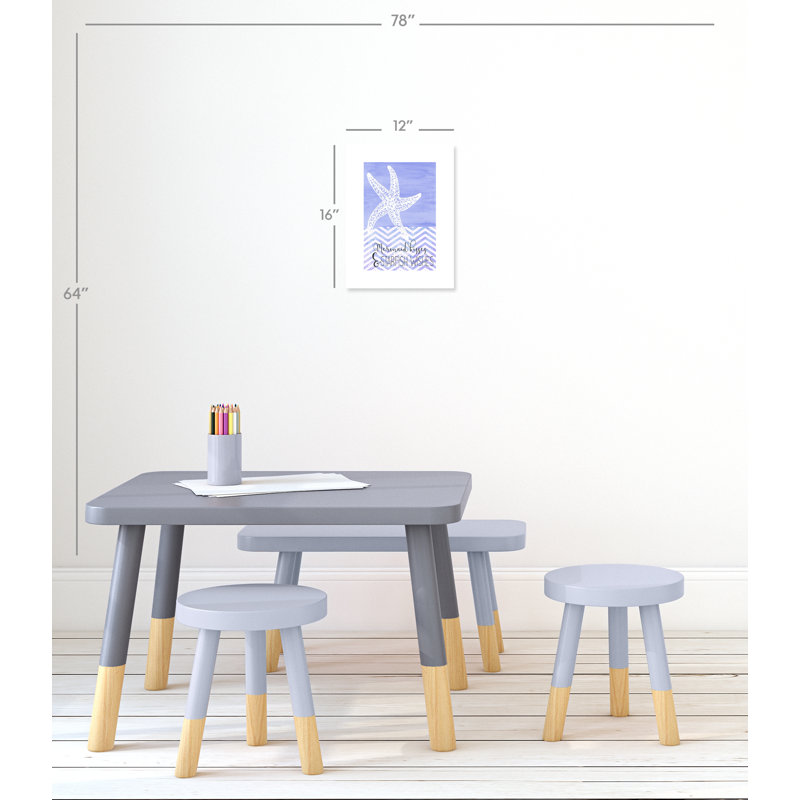 Adhésif décoratif «Mermaid Kisses», H 16 po x l 12 po x P 1 po, Papier