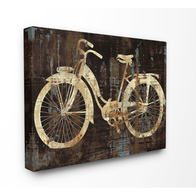 « patined bicycle »-impression sous forme d’art