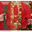 Sac de rangement vertical pour sapin de Noël - Convient aux sapins artificiels et topiaires de 2,13 m (7 pi), housse de rangement verticale pour les fêtes, durable, anti-poussière et facile à utiliser, rouge