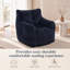 Fauteuil à billes rembourré en mousse à mémoire de forme et rembourré