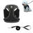 Dog Harness Adjustable Reflective Polyester Black-118161262